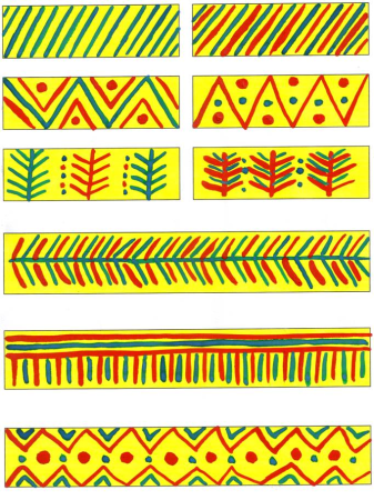 Филимоновская роспись элементы