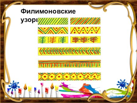 Филимоновская игрушка орнамент элементы росписи