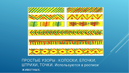 Орнамент филимоновской игрушки