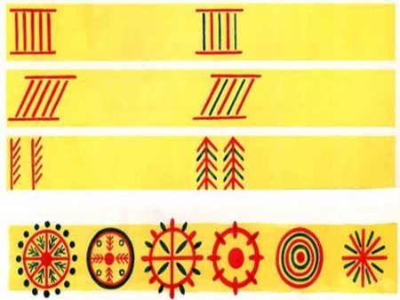 Элементы филимоновской росписи росписи