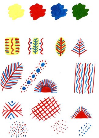 Элементы филимоновской росписи росписи