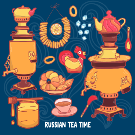 Самовар раскраска