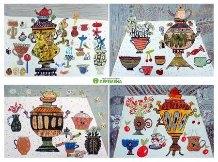 Раскраска чаепитие