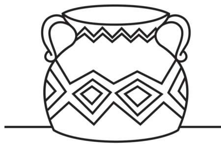 Посуда с геометрическим орнаментом