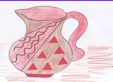 Посуда с геометрическими фигурами