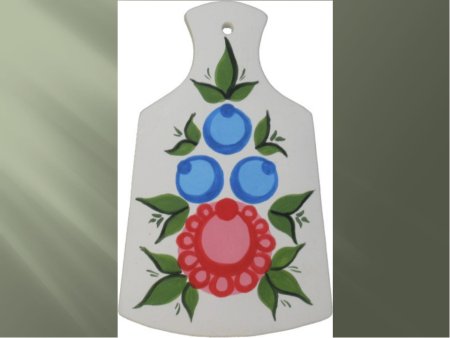 Разделочная доска Городецкая роспись 1кл