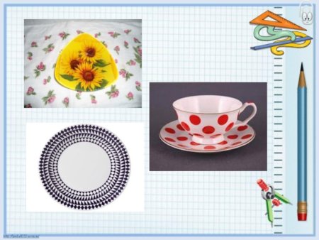 Математические узоры на посуде