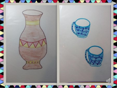 Посуда рисунок