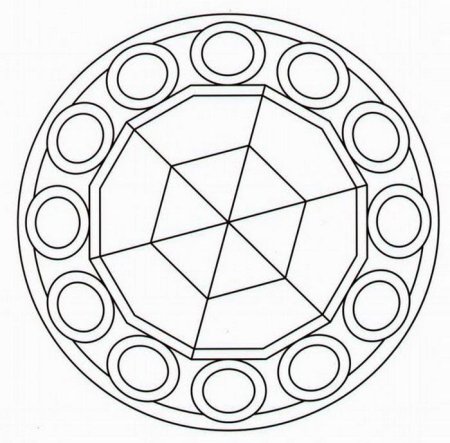 Трафарет чашки для рисования