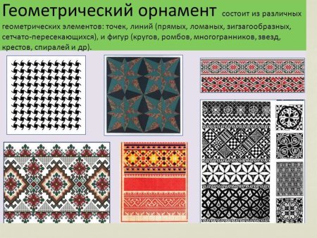 Виды орнамента геометрический