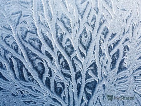 Морозные узоры на окне рисование