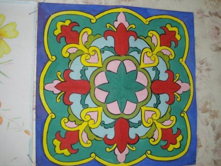 Татарский орнамент в квадрате