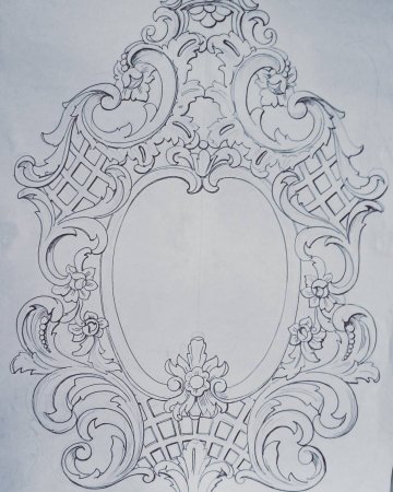 Рисунок в стиле Барокко