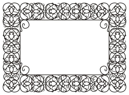 Узорная рамка для картины