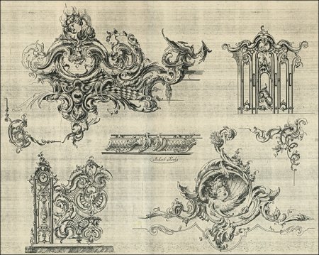 Орнамент рококо Рокайль