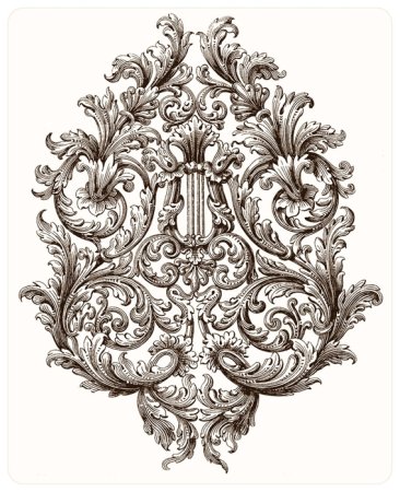 Узоры рококо и Барокко