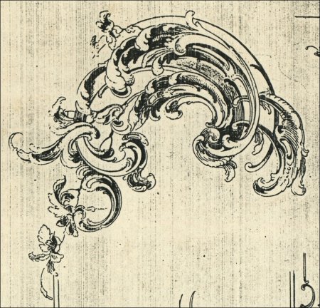 Лиственный орнамент рококо Robert Koch