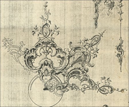 Лиственный орнамент рококо Robert Koch