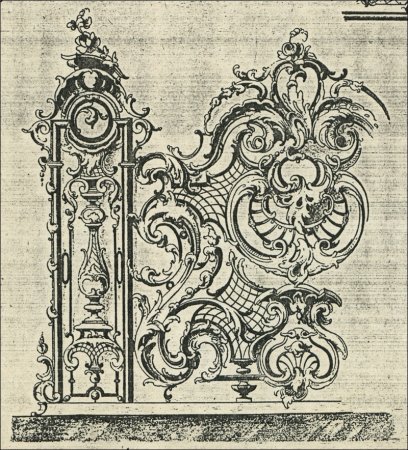 Орнамент рококо Рокайль