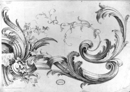 Узоры рококо Акант