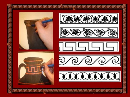 Древнегреческая вазопись орнаменты