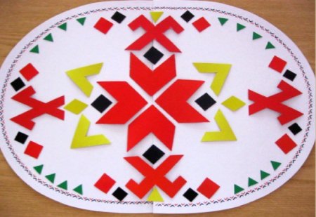 Мордовский орнамент на посуде