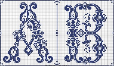 Монохромная вышивка русский алфавит