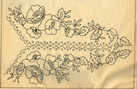 Узоры для вышивки гладью