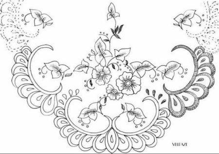 Узоры для скатерти Ришелье