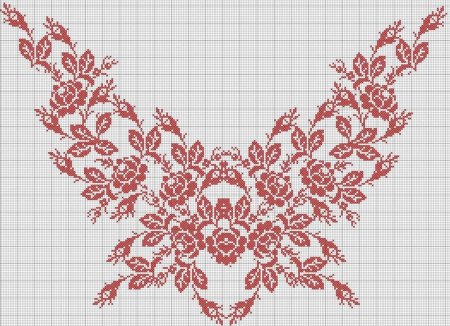 Красивый орнамент для вышивки