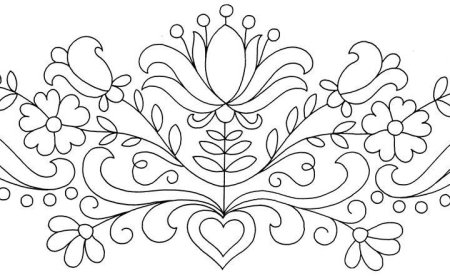 Рисунки для вышивки рушников гладью