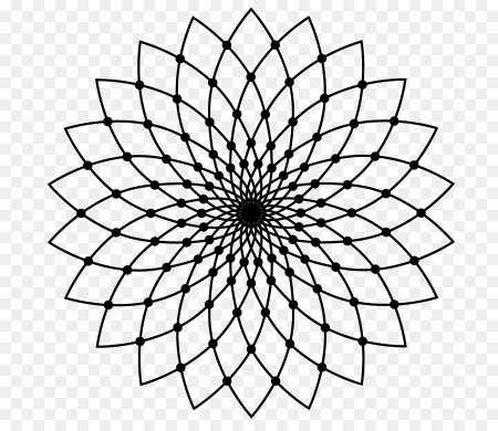 Геометрические цветы