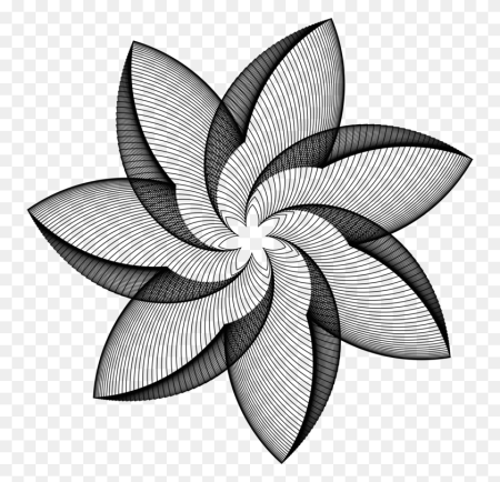 Геометрические цветы