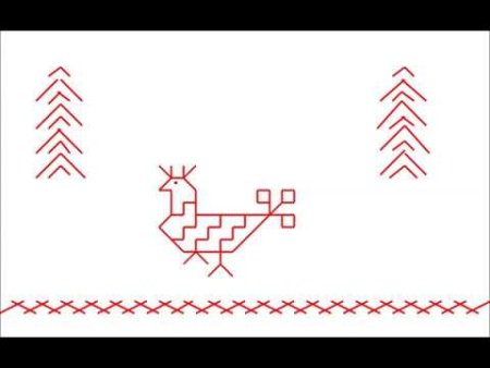 Карельские узоры рисунки детей