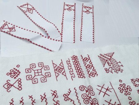 Карельская вышивка крестиком