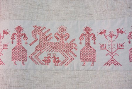 Карельские узоры Заонежская вышивка