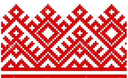 Белорусский рушник вектор