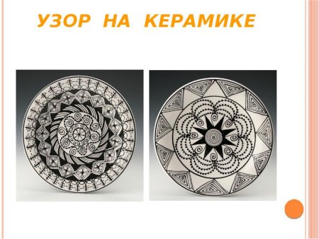 Математические узоры и орнаменты на посуде