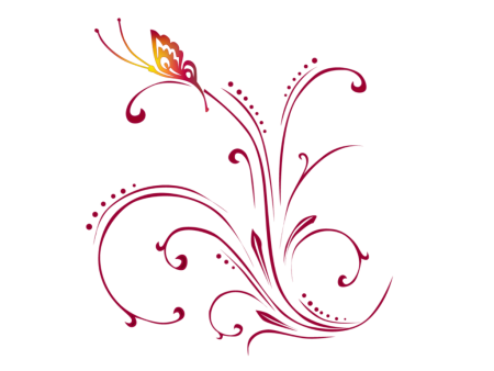 Цветочные вензеля