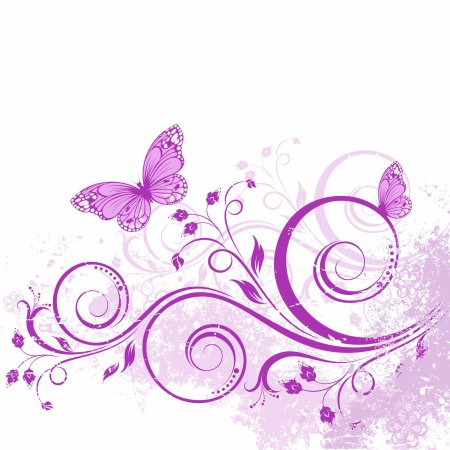 Цветочные завитки