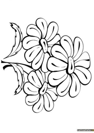 Цветы для выжигания