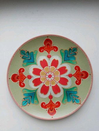 Роспись тарелок для детей