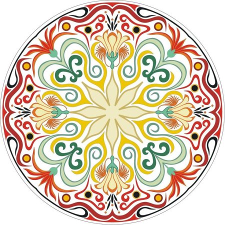 Узор в круге