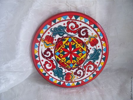 Борецкая роспись в круге