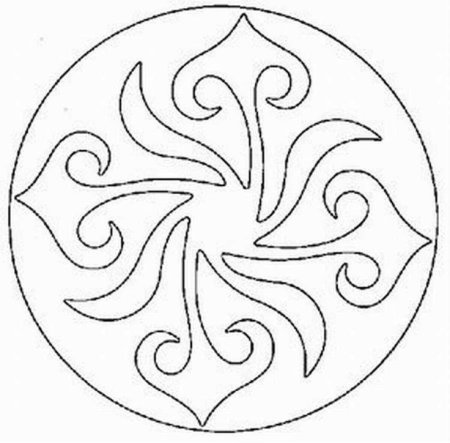 Татарские орнаменты для тюбетейки