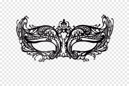 Маскарадная маска без фона