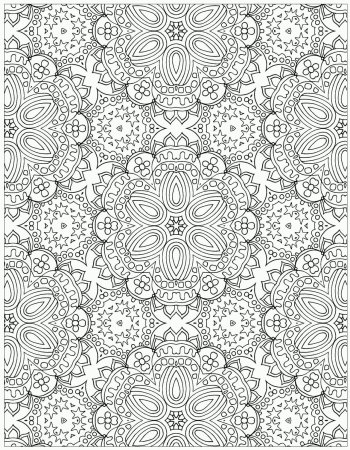 Раскраски антистресс узоры сложные