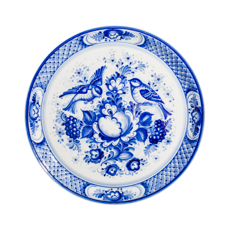 Гжельская роспись посуда