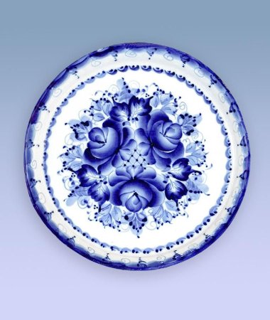 Тарелочка Гжель