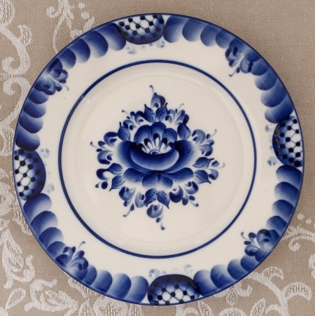 Тарелочка Гжель